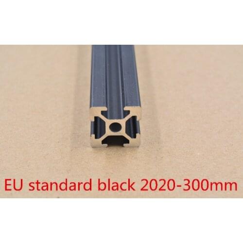 LINK CNC 2020 aluminum extrusion profile european standard black length 285mm to 310mm workbench
