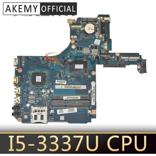 Akemy H000056020 Mainboard For Toshiba Satellite P55 P55-A5200 Laptop Motherboard I5-3337U CPU DDR3