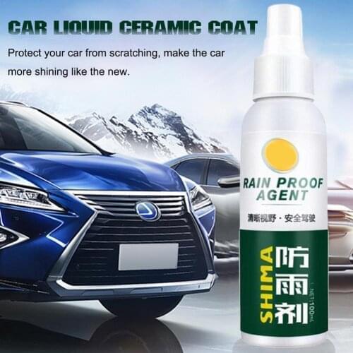 Car Polish Automotive Glass Coating Windshields Ceramic Plated Crystal Liquid Glass Coating Waterproof Spray 100ml