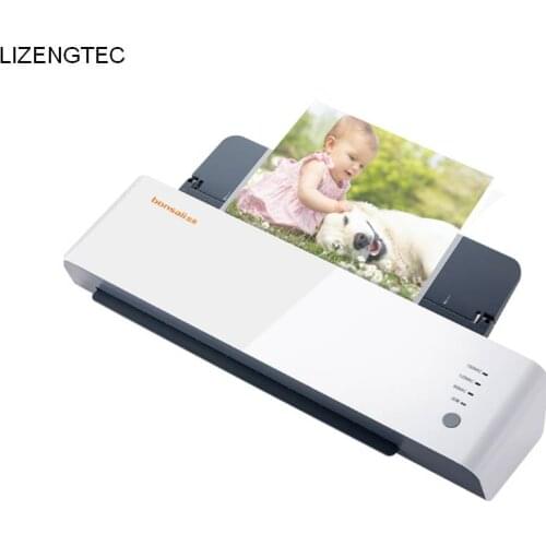Free Shipping LIZENGTEC New Design Professional Office Hot and Cold Roll Laminator Machine for A3 /A4 Paper Document Photo