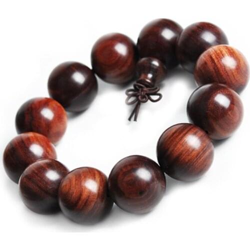 15-20mm Red Sandalwood Willow Beads Tibetan Buddhism Bracelet