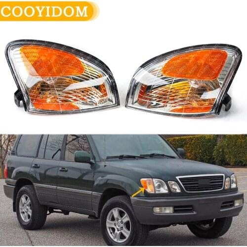 For Lexus LX470 1998-2007 Car Corner Light Front Side Turn Signal Lights Side Bumper Car Light Car Accessories Without Bulbs