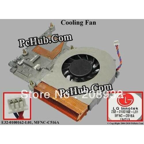 For MSI MEGABOOK S260 S260C the fan heatsink piece MFNC-C516A+cooling fan