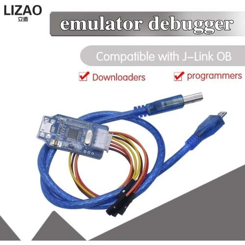 OB ARM Emulator Debugger Programmer Downloader Replace V8 SWD M74 for Arduino J-Link with Micro USB Cable 4 Pin Jumper Wire