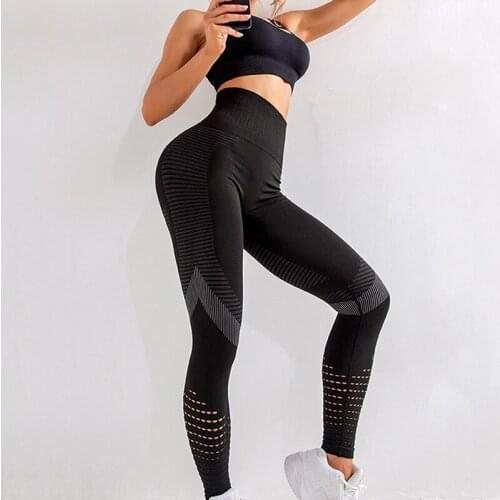Soft High Waist Leggings Women Control Slim Hip Push Up Gym Leggings Hot Sale Fitness Running Leggings