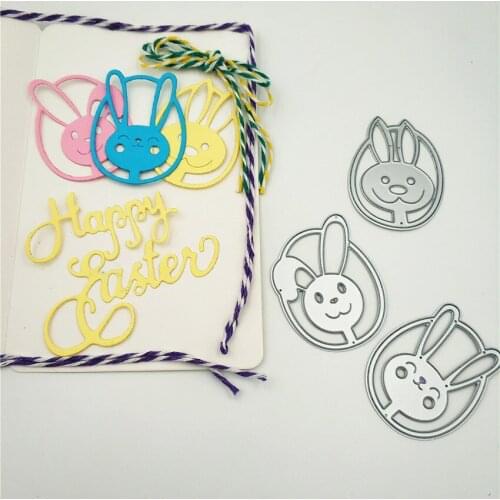 Rabbit Set Metal Cutting Dies for Scrapbooking DIY Album Card Paper Card Making Stencil Decoration Craft Cutting Dies