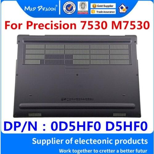 NEW original Laptop Bottom Base Cover Bottom Case Assembly For Dell Precision 7530 M7530 DAP10 0D5HF0 D5HF0 AP26J000602
