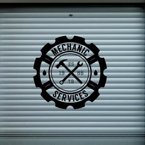 New Car Mechanic Service Wall Sticker Car Service Garage Workshop Decal Wall Art Decoration A001382