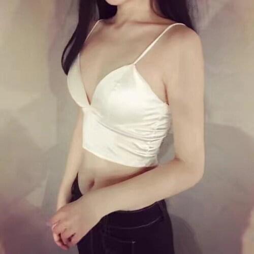 New Stretch Yoga Bra Sports Vest Sling Womens Chest Pad Detachable One-piece Sports Tube Top Slim Strapless Shoulder Strap Bra