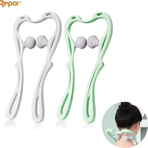Youpin Manual Cervical Spine Massager Clip Kneading Neck Waist Shoulder Relieve Artifact Office Home Health Cervical Roller