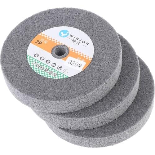 1PC 150*25mm Stainless Steel Polishing Buffing Wheel Bench Grinder Abrasive Wheel