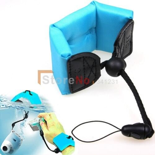 Blue Waterproof Dive Strap Floating Foam Strap Applicable for Digital Camera With Tracking number