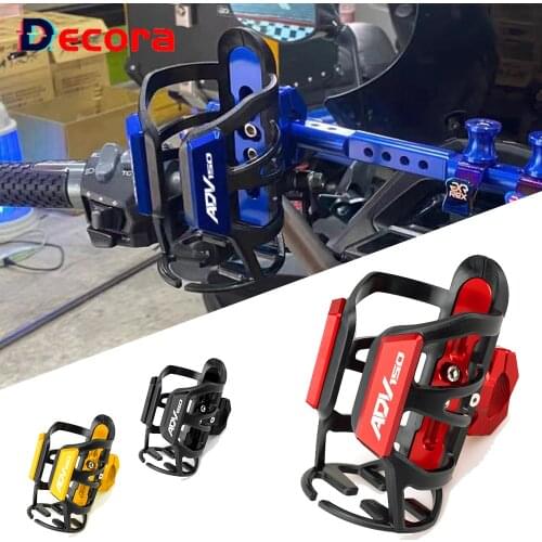 Drink Cup For HONDA ADV150 ADV-150 ADV 150 High quality Motorcycle Accessories CNC Aluminum Water Bottle Cage