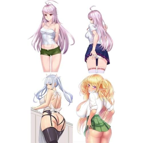 High Quality Sexy Girl Car Stickers Windshield Bumper Motorcycle Helmet Decal Waterproof PVC