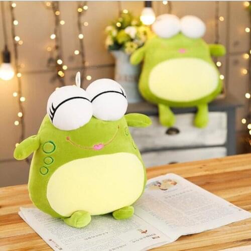 Super Soft Big Eye Frog Doll Plush Doll Sleeping Pillow Cute Toy Girl Pillow Doll Childrens Toys Home Decoration Holiday Gifts