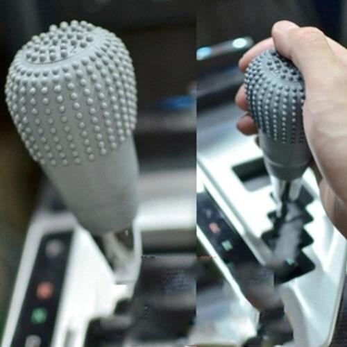 1PC Universal Car Auto Ovel Shaped Large Silicone Gear Shift Knob Cover Manual Automatic Lever Shifter Knobs Stick Skin Case