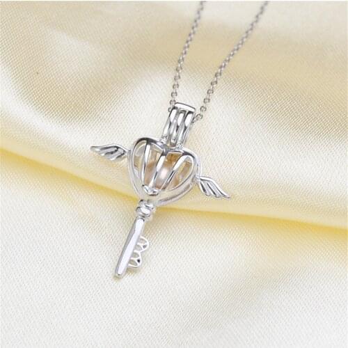 S925 Sterling Silver Screw Eye Pin Bail Top Drilled Beads End Cap For DIY Pearl Charm Pendant Connectors Jewelry Making