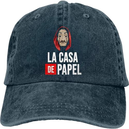 La Casa De Papel Adult Cowboy Hat Baseball Cap Adjustable Athletic Customized Awesome Hat