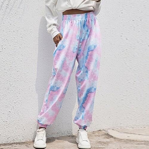 Womens Furniture Pants Casual Versatile Sports Home Pants Multi Color Dyed Sweater Leggings Fashion Ladies Household Hot Style