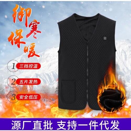 Unisex heating hiking vest usb charging dai zipper adjustable smart heating hiking vest womens winter jacket chaleco nerf