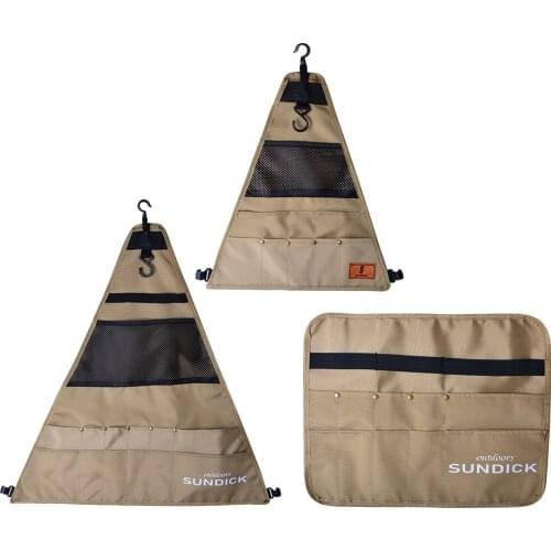 1pc Tableware Cutlery Storage Bag Hanging Organizer for Camping Kitchen Tool