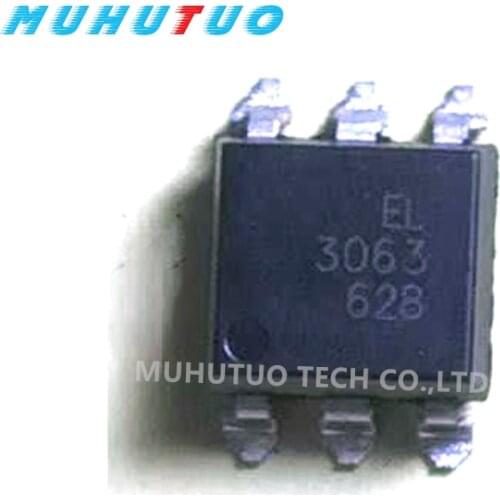 10PCS EL3063 Patch SOP6 Black tri-terminal bidirectional silicon Controlled EL3063S(TA)