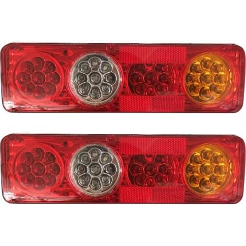 2PCS 12V 36LED Tail Lamp Car Waterproof Warning Lights Rear Lamps For Trailer Caravans Turn Signal Lights Brake Light