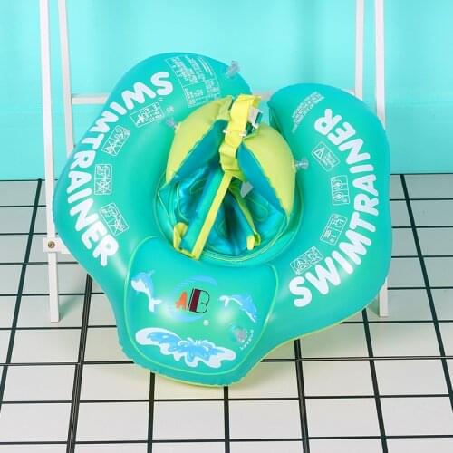 Inflatable Baby Float Wheel Infant Swimming Pool Accessories Newborns Double Airbag Swim Ring Kids Circle Lifebuoys Floating