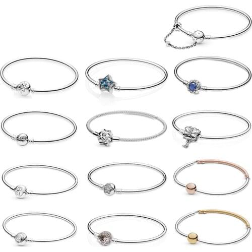 15 PDB SL high quality 925 sterling silver series charm DIY bracelet suitable for bead charm female bracelet jewelry gift