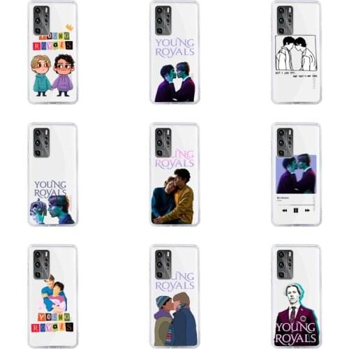 Young Royals Simon and Wilhelm Phone Case For Huawei P40 P30 P20 Mate Honor 10i 30 20 i 10 40 8x 9x Pro Lite Transparent Cover