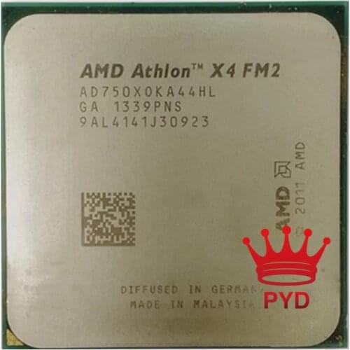 AMD Athlon II X4 750X 750 3.7G 65W AD750XOKA44HL Quad-Core CPU Socket FM2