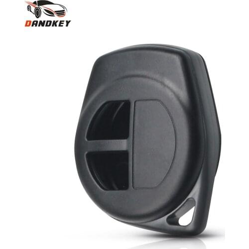 Dandkey 2 Buttons Replacement Remote Key Shell Car Blank Case Cover For Suzuki Grand Vitara SWIFT No Blade Rubber Button Pad