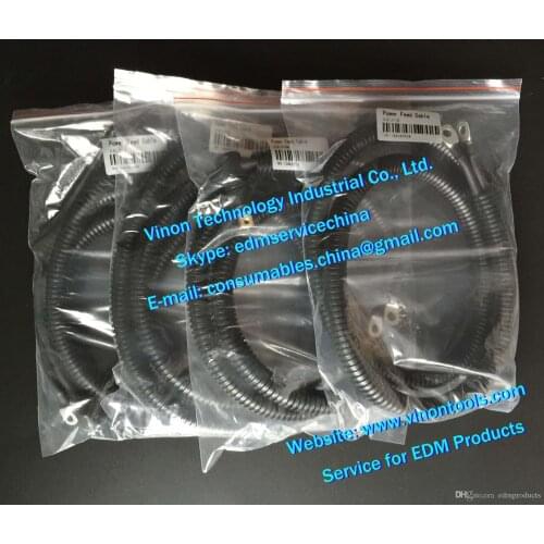 Edm Lower Power Cable L=1700mm 205432750, EDM Twincable lower head 205.432.750 Lower Cable 1700mm 24.54.115, 543.275.0 for ROBOF