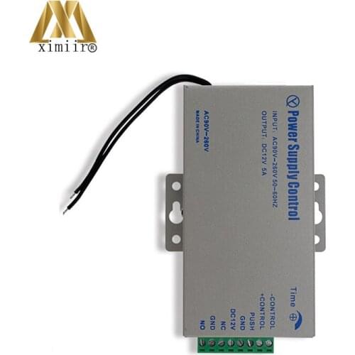 Switching Power Supply For Access Control 12V 5A Input 100-260V Power Adapter P03-C For Electric Locks