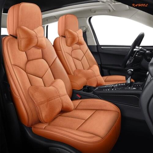 KAHOOL Custom Leather car seat cover For LEXUS ES ES250 ES350 ES300h ES240 ES200 ES260 CT CT200h Automobiles Seat Covers cars
