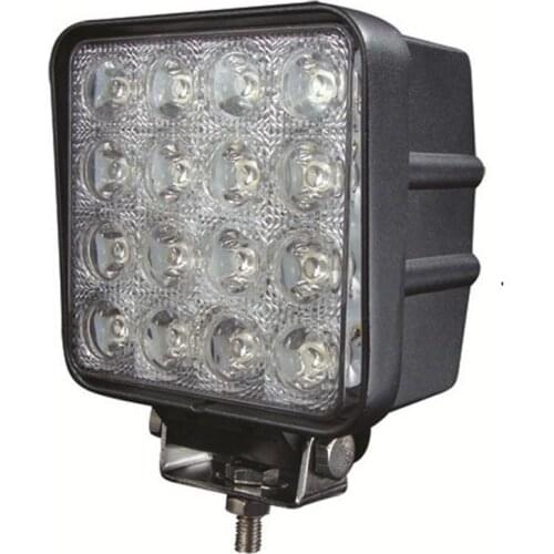 Square 4.3" inch 48W LED Work Light Bar Lamp for Motorcycle Tractor Boat Off Road excavator crane Fork lift