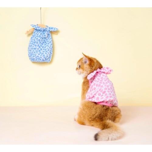 Summer Thin Breathable T Shirt for Cats Pet Cute Clothing Fashion Costume Dog Cat Cooling Clothes