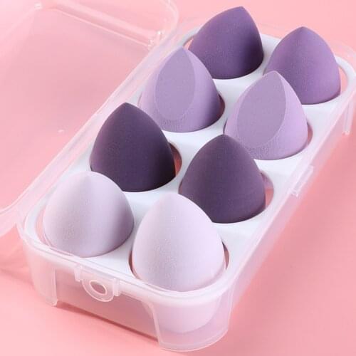 Makeup Blender Cosmetic Puff Makeup Sponge with Storage Box Foundation Powder Sponge Beauty Tool Women Make Up Accessories