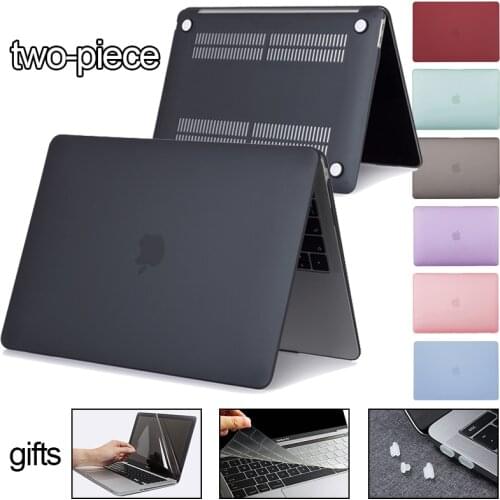 MTT Matte/Crystal Case For Macbook Air Pro 11 12 13 15 16 inch Cover for mac book air 13 Funda 2020 Laptop Sleeve A2179 A2289