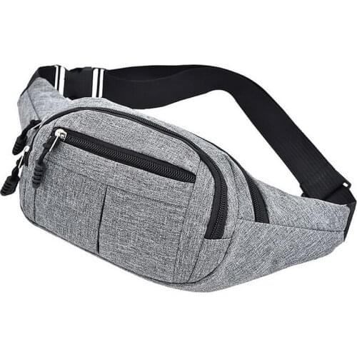 Men Waist Bag Women Simple Leisure Fashion Oxford Waist Pack Ladies Waist Bags Designer Mobile Phone Pouch Sports Travel Bag2021