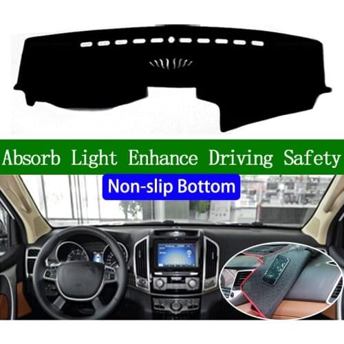 For HAVAL H9 2015 2016 2017 Non-slip Bottom Dashboard Cover Car Decals Car Stickers Interior Car Accessories