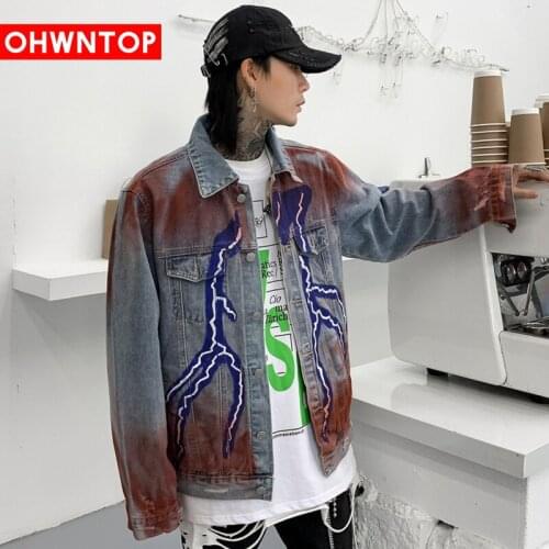 Мужские джинсовые куртки OHWNTOP China At AliExpress