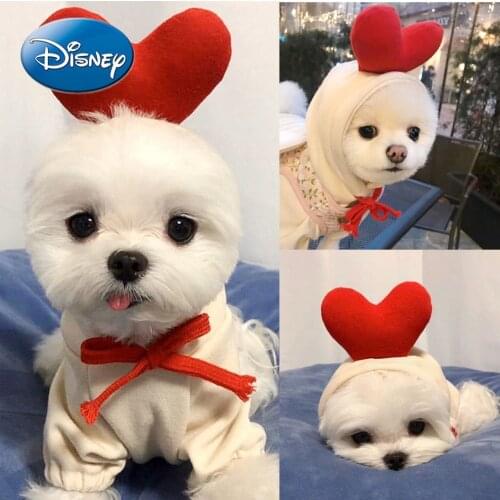 Disney Autumn and Winter Plus Velvet New Pet Sweater Teddy Bichon Pomeranian CatPuppies Small and Medium-sized Dogs Dog Supplies