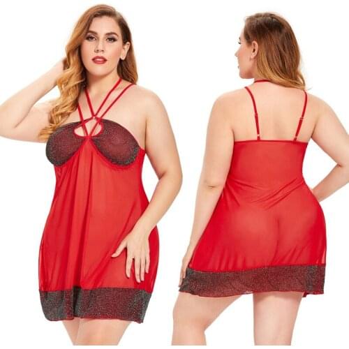 Sexy Dress European Clothing And American Sex Pajamas Plus Large Size Q420
