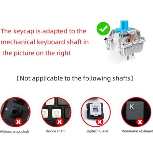 R58A Allover PBT Dye Subbed Keycap 112 Keys Colour Matching Cherry Profile Keycap for MX Switches 61/87/104/108 Novelty