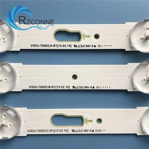 LED Backlight strip 20 lamp For Samsung 78'' TV V5DU-780DCA-R1 780DCB-R1 V5DU-780DCC-R1 BN96-34766A 34767A 34768A CY-WJ078FLLV1H