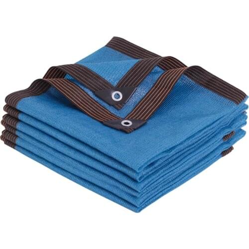 Shade Cloth Pergola Cover Flower Netting Shelter 90% Thickening Blue With Grommets Fabric Gardening Tools Garden Shed Awnings