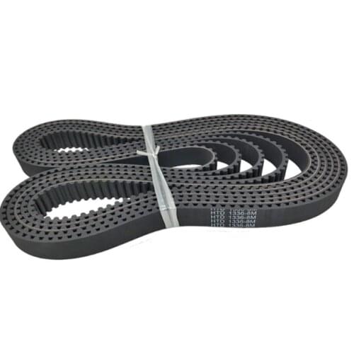 HTD1328-8M HTD1336-8M HTD1344-8M HTD1400-8M HTD1408-8M HTD1416-8M HTD1424-8M HTD1432-8M HTD1440-8M Rubber Timing Belt Black 1PC