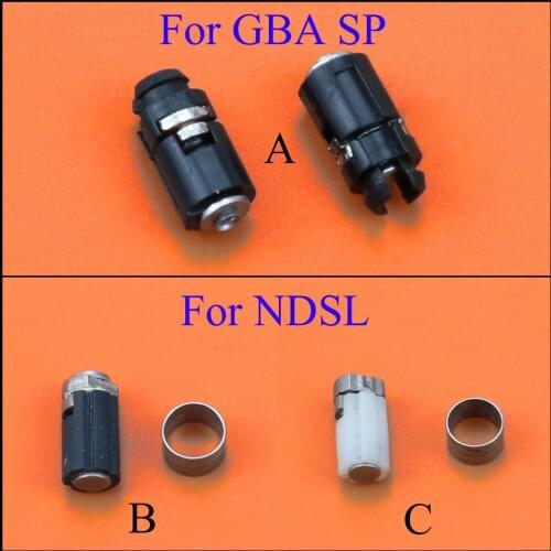1pc Used Hinge Axle Shell Repair Parts for Nintendo DS Lite for NDSL For Gameboy Advance SP GBA SP Replacement Rotating Shaft