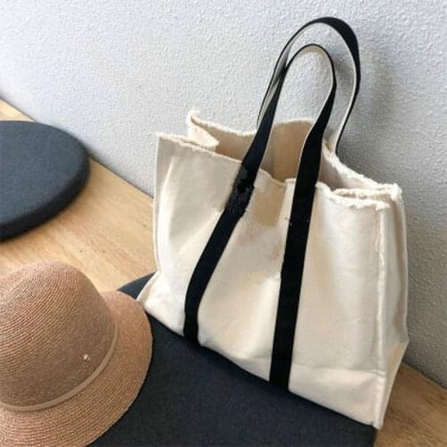 Women Canvas Handbags Large Shoulder Bags Ladies Tote Bags Fashion Handbags
